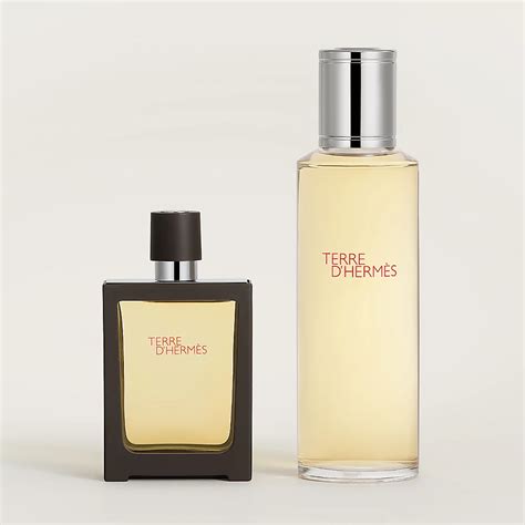 how to refill hermes terre|hermes travel perfume.